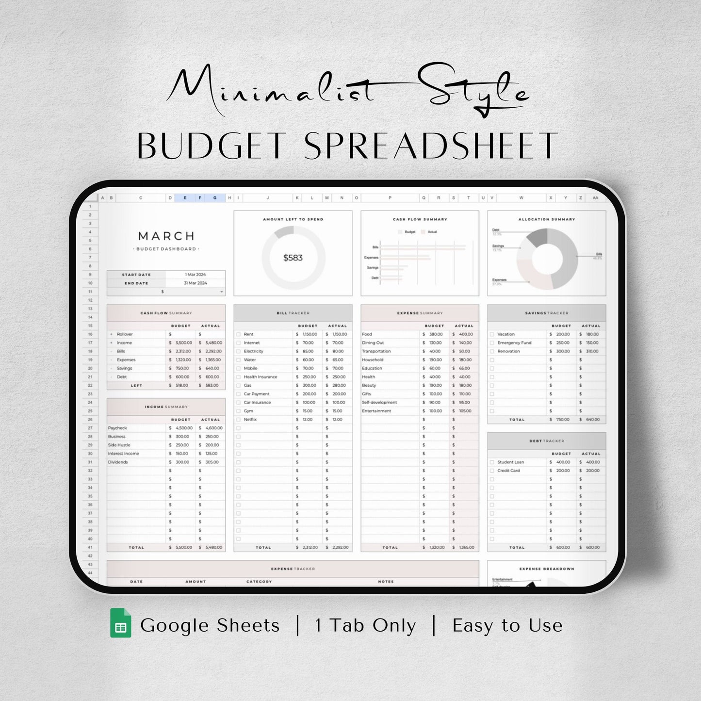 Monthly Budget Planner – Achieve Your Financial Goals Faster